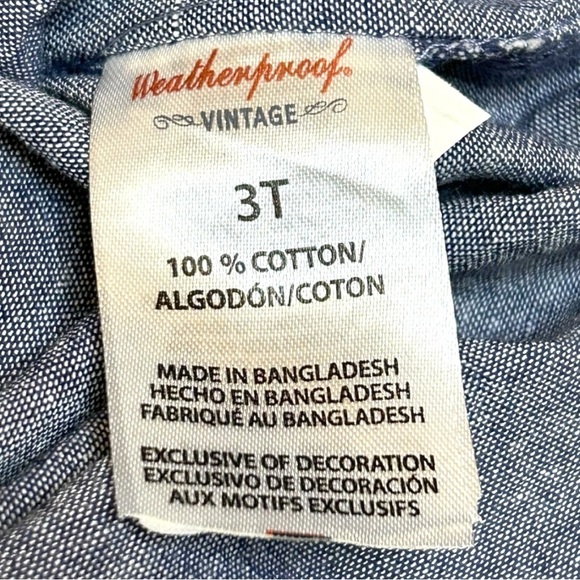 Original Weatherproof Vintage Boys 3T Short Sleeve Short & Pant Set NWT - Picture 5 of 13